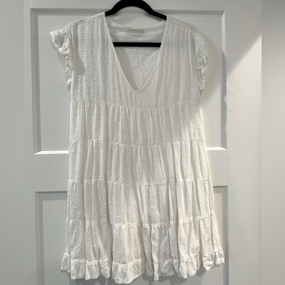 Urban Outfitters White Babydoll Dress